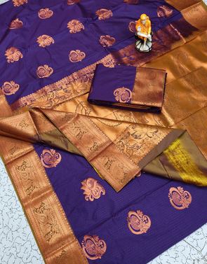 KANCHIPURAM SEMI SILK SAREES