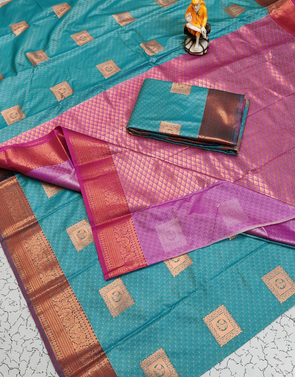 KANCHIPURAM SEMI SILK SAREES