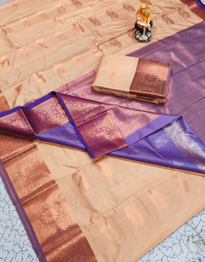 KANCHIPURAM SEMI SILK SAREES